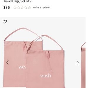 Brand new Hanky Panky Wash and Wear travel bags